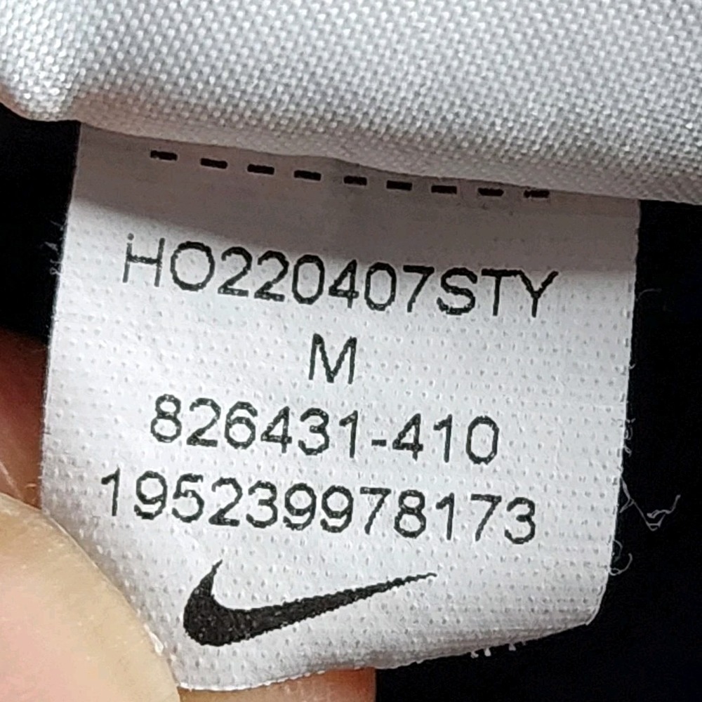 Nike Sportswear Club Fleece Joggers Men's Medium Blue Sweatpants Athleisure - Picture 7 of 10